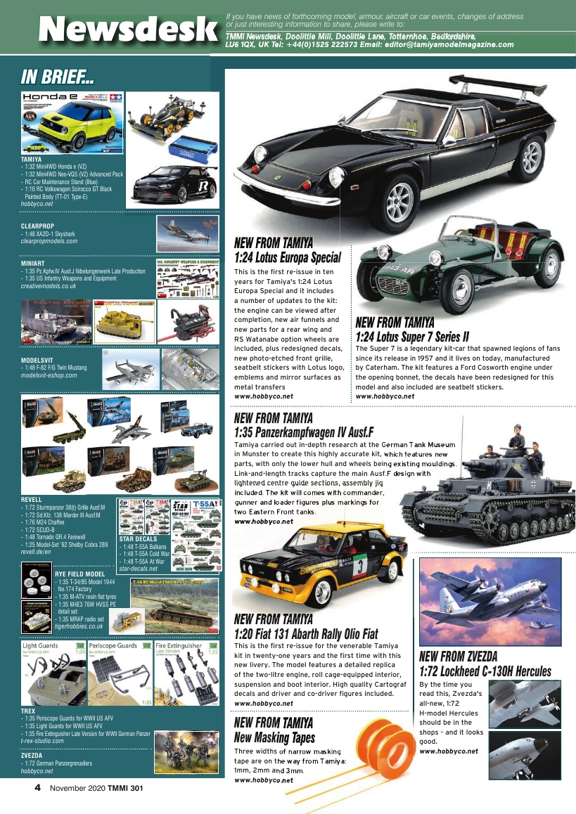 Tamiya Model Magazine 301 (2020-11)